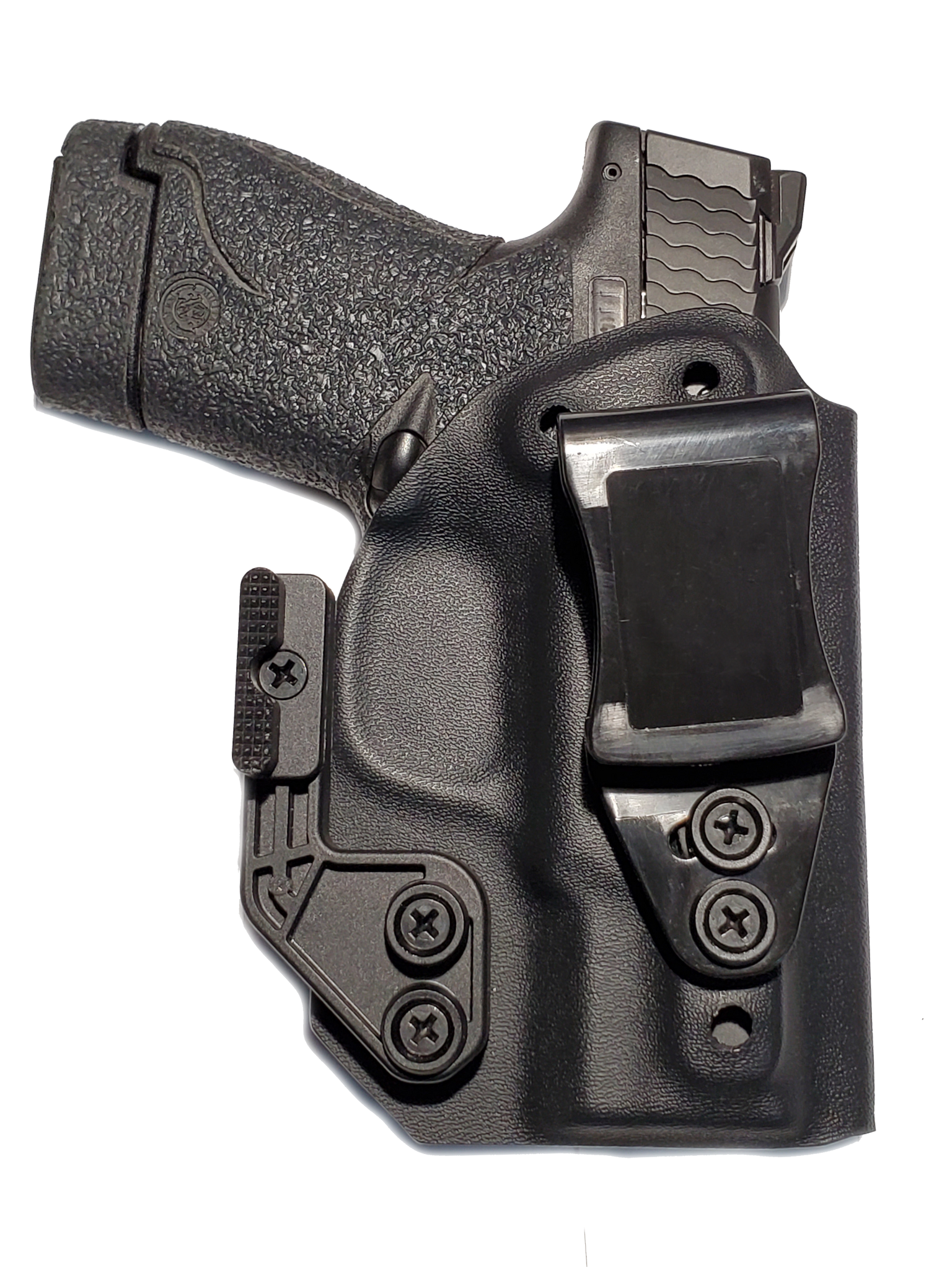 Smith and Wesson Shield 9/40 Crusader IWB Holster with Modwing and TACCLIP Tuckable.