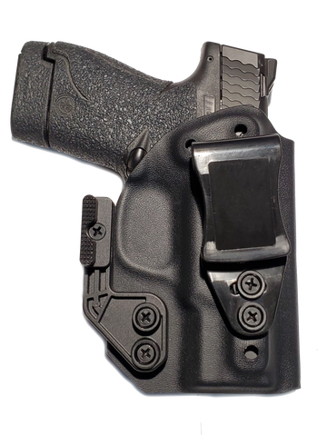 Smith and Wesson Shield 9/40 Crusader IWB Holster with Modwing and TACCLIP Tuckable.