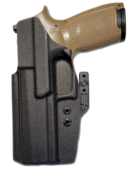 Sig Sauer P320 Full Size (Legacy and X5) IWB Holster with Modwing and Pull The DOT Soft Loops. Optic Cut