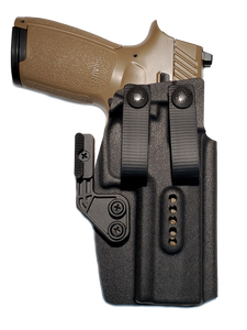 Sig Sauer P320 Full Size (Legacy and X5) IWB Holster with Modwing and Pull The DOT Soft Loops. Optic Cut