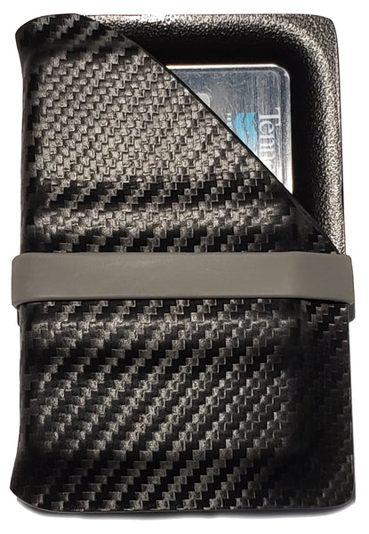 Carbon Fiber Kydex Wallet with Money Band