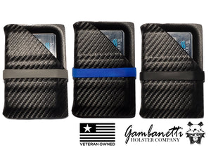 Carbon Fiber Kydex Wallet with Money Band